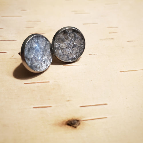 Fish skin studs