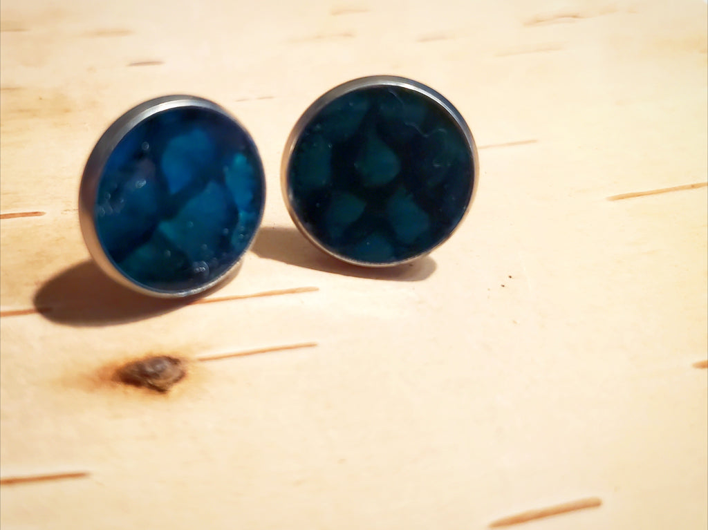Fish skin studs