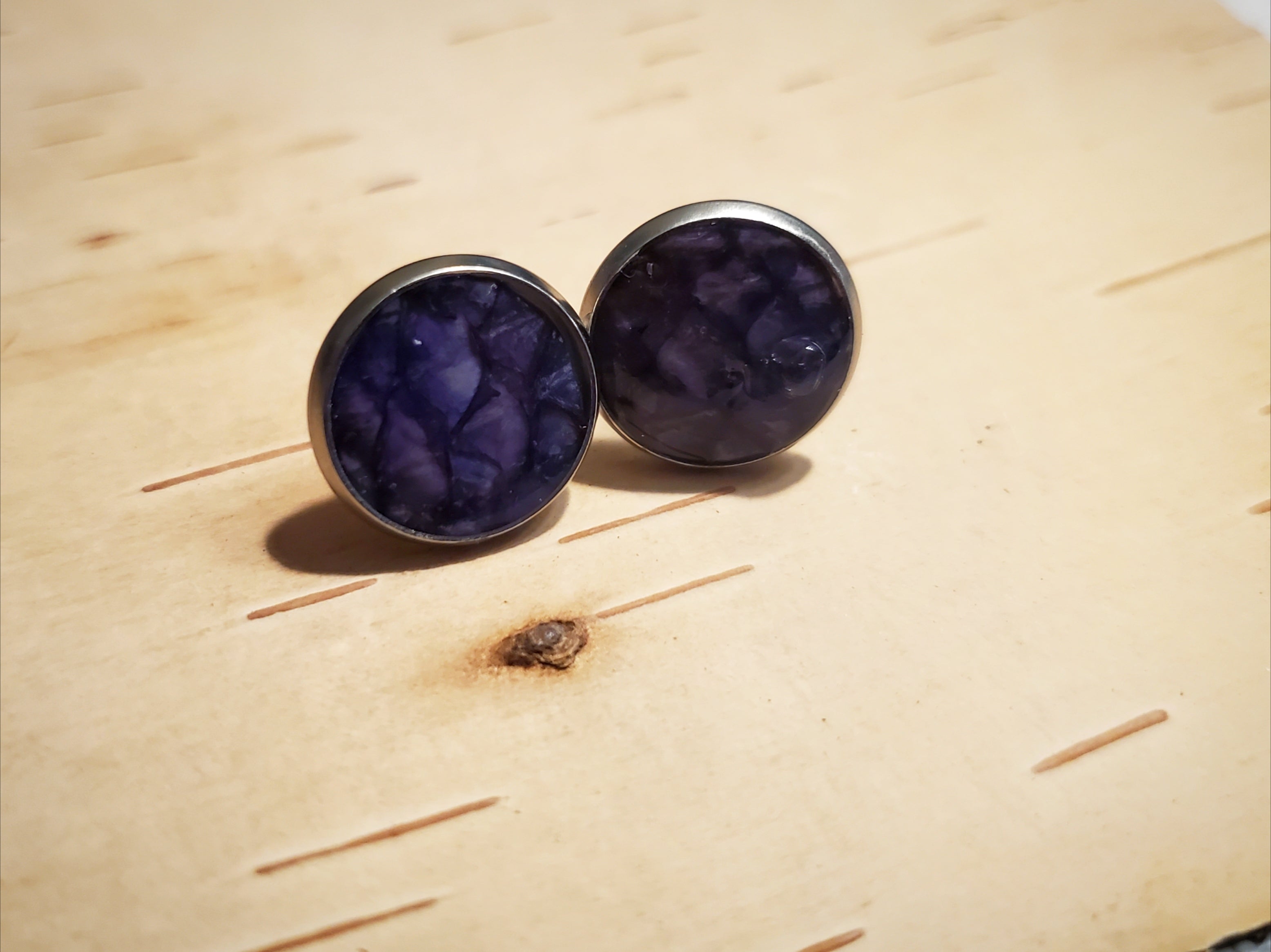 Fish skin studs