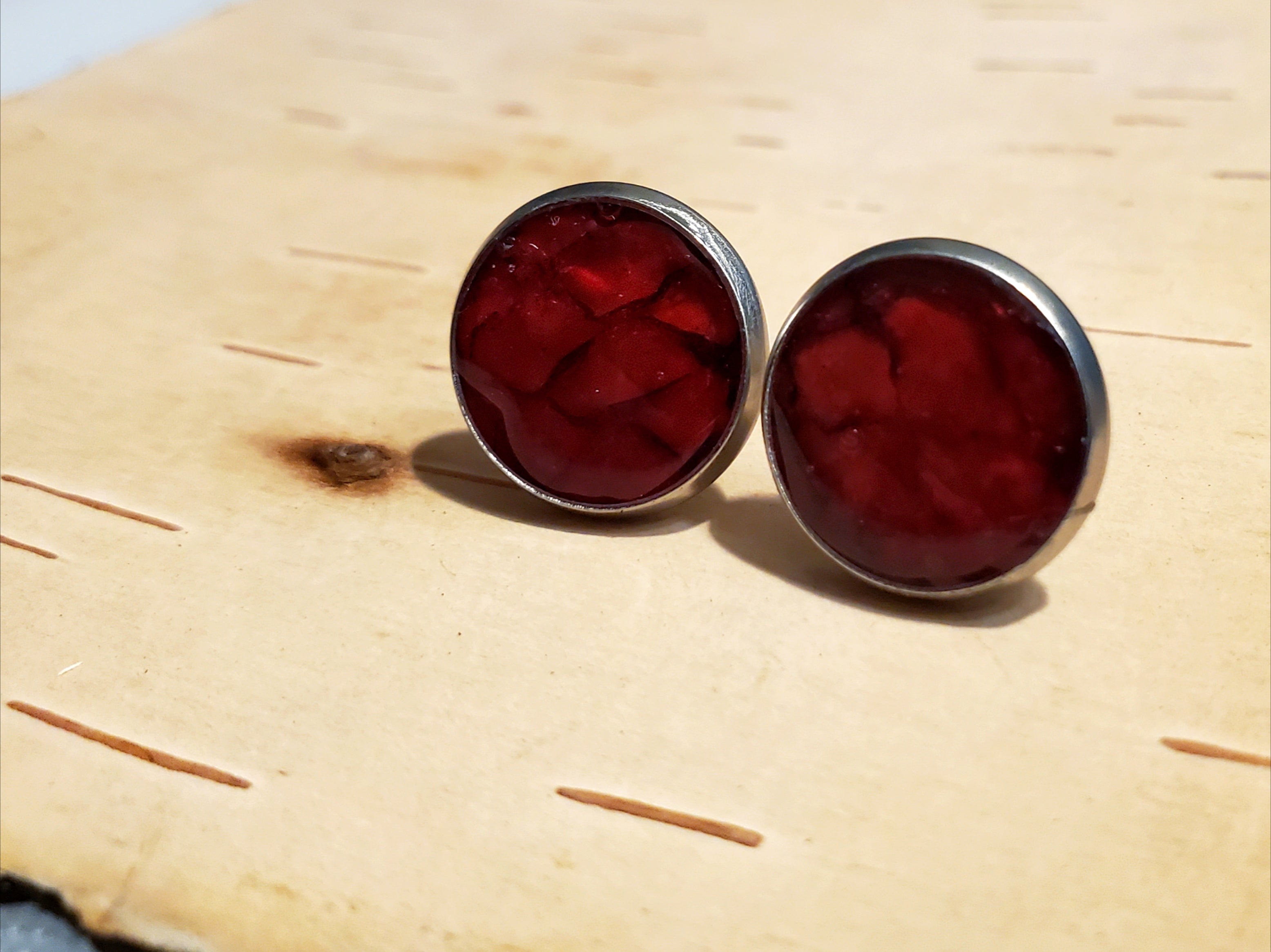 Fish skin studs